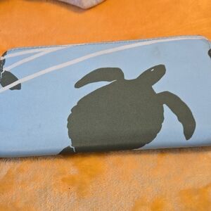 Fossil Blue and Black Turtle Wallet